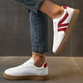 thumbnail image 3 of CHICVOMEY Vintage Sneakers for Women Casual Lace-Up Walking Sneakers Fashion Women Sneakers with Memory Foam Insole Non-Slip Tennis Shoes, 3 of 6