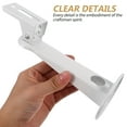 thumbnail image 3 of LIFKOME White Metal Projector Wall Mount Stand for Flower Pot with 360 Degree Rotation  Space Saving Design, 3 of 8