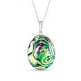 thumbnail image 2 of Bling Jewelry Womens Lapis Turquoise Abalone Tree of Life Pendant Necklace in Sterling Silver, 2 of 5