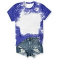 thumbnail image 3 of Mareep T-shirt pour Femmes P-2TG T-shirt pour Femmes 2024 Décontracté Ample et Confortable Dégradé Col Rond Manches Courtes T-shirt Hauts pour Femmes Liquidation, Cadeau, 3 of 6