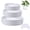 White, variant on topjuju 15 Pcs Large Plant Saucers, 10/12/14 inches Plastic Plant Trays to Catch Water, Extra Large Plant Saucer with Labels, Heavy Duty Plant Drip Trays for Plant Pots Indoors Outdoors