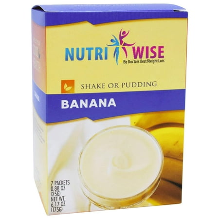 Banana Diet Protein Shake or Pudding (7/Box) - (Best Protein Shakes For Pregnancy)