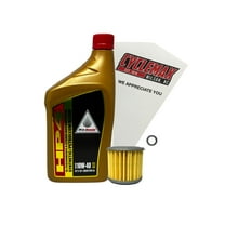 Cyclemax Semi Synthetic Oil Change Kit fits 2021-2024 Honda Grom 125