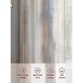 thumbnail image 6 of Beige Gray Sheer Curtains 63 Inch Length 2 Panels Set, Abstract Grunge Mottled Neutral Texture Voile Window Treatment Rod Pocket Curtains Sheers Drapes for Bedroom/Living Room/Kitchen 52x"63"x2, 6 of 7