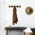 thumbnail image 3 of Orionis 5 Hook Modern Coat Rack - Brown, 3 of 9
