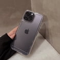thumbnail image 2 of Funda De Armadura Transparente A Prueba De Golpes De Lujo Para iPhone 14 13 12 Mini 11 Pro X XR XS Max 7 8 Plus Parachoques Duro Acrílico Cubierta, 2 of 3