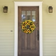 thumbnail image 2 of Markdowns Clearance! Decorative Wreaths Kingtowag Home Decor, Sunflower Door Hanging Silk Flower Door Decoration Wall Decoration Artificial Flower Hanging Decoration, Floral Wreaths up to 50% Off, 2 of 7