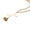 Rose Gold, variant on Jiaroswwei Pendant Chain Fashion Delicate Dainty Rose Flower Pendant Necklace for Women