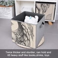 thumbnail image 5 of Set of 6 Collapsible Oxford Fabric Storage Cubes with Handles, Foldable Closet Organizer Bins for Clothes, Toys, Shelves, Home & Kitchen Mythic Winged Warrior, 5 of 7