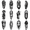 2A, variant on 12 Realistic Temporary Tattoos, Waterproof Long Lasting Body Stickers Jesus Zeus Pharaoh Adult Men Women Tattoo Stickers Arm Forearm Thigh