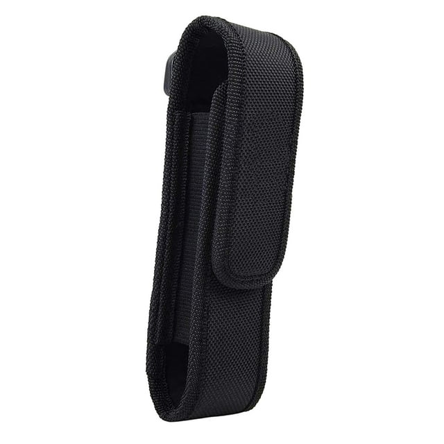 Mini Funda para linterna Flexible Fácil de llevar Bolsa de nylon para linterna Soporte para linterna para montar Acampar Caminar Actividades al aire Baoblaze Estuche ligero