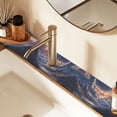 thumbnail image 2 of Yayeee Faucet Mat for Kitchen Sink 14.7" Diatomite Long Splash Guard Pad, Ethereal Mountain, 2 of 7