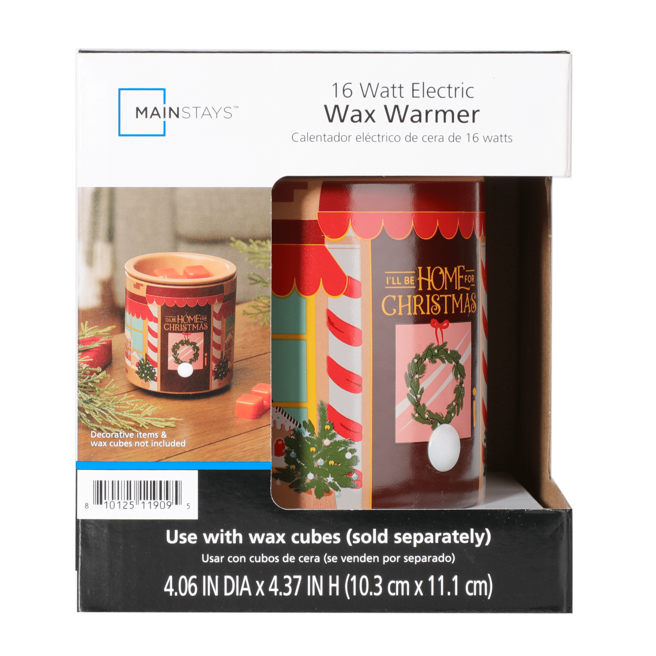 Mainstays Window Scene Full Size Ceramic Fragrance Wax Melt Warmer