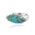thumbnail image 3 of Gemistry "GG Collection" Bold Marquise Cabochon Gemstone High Polish Ring in Sterling Silver, 3 of 4