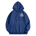 thumbnail image 3 of TINZ Sweat à Capuche Imprimé Arc-en-Ciel pour Femmes, Manches Longues avec Poches, Sweat à Capuche Simple pour Femmes, Sweat à Capuche Long pour Femmes, 3 of 6