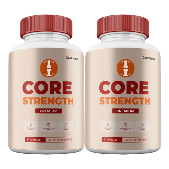 Core Strength Capsules, Joint Support Supplement, CoreStrength All-Natural Pills Maximum Strength, 30 Day Supply per Bottle (2 Pack)