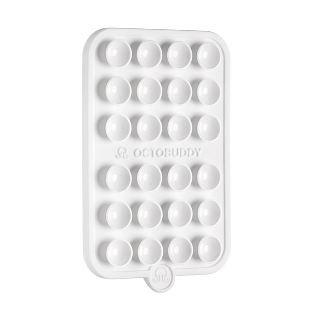 Soporte para móvil OCTOBUDDY magnético y de succión - Blanco