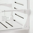thumbnail image 3 of Seachrome Shafar-185155 Silhouette 16" Wide Wall Mounted Shower Seat - White, 3 of 5