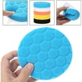 thumbnail image 1 of Almohadilla para pulir automóviles de 125 mm, almohadilla para pulir con lógica hexagonal, esponja para pulir, kit de almohadillas para pulir con esponja para brocas, kit para pulir brocas, 1 of 4