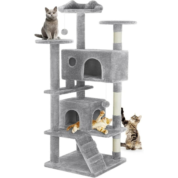 Cat Tree Rascador Para Gatos Sencillo Árbol Para Gatos Multinivel