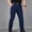 Navy, variant on jjayotai Men's Cargo Length Pants Men Elastic Waist Casual Multi-pocket Sports Trousers Pants