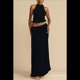 thumbnail image 4 of Conjunto de Dos Piezas de Falda Larga para Mujer, con Cuello Halter, Espalda Descubierta y Falda Larga para Salir en la Playa. Conjunto de Dos Piezas. Negro XXL, 4 of 7