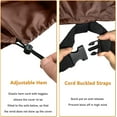 thumbnail image 2 of Patio Furniture Covers 4 Piece Set Outdoor Furniture Covers Waterproof, Heavy Duty 600D Patio Furniture Set Cover for Chairs, Couch, Table Coffee, Beige, 2 of 13