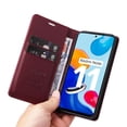 thumbnail image 5 of Funda para Xiaomi Redmi Note 11S 4G Estuche de Cuero PU Tipo Cartera con Ranuras para Tarjetas y Cierre Magnético, 5 of 5