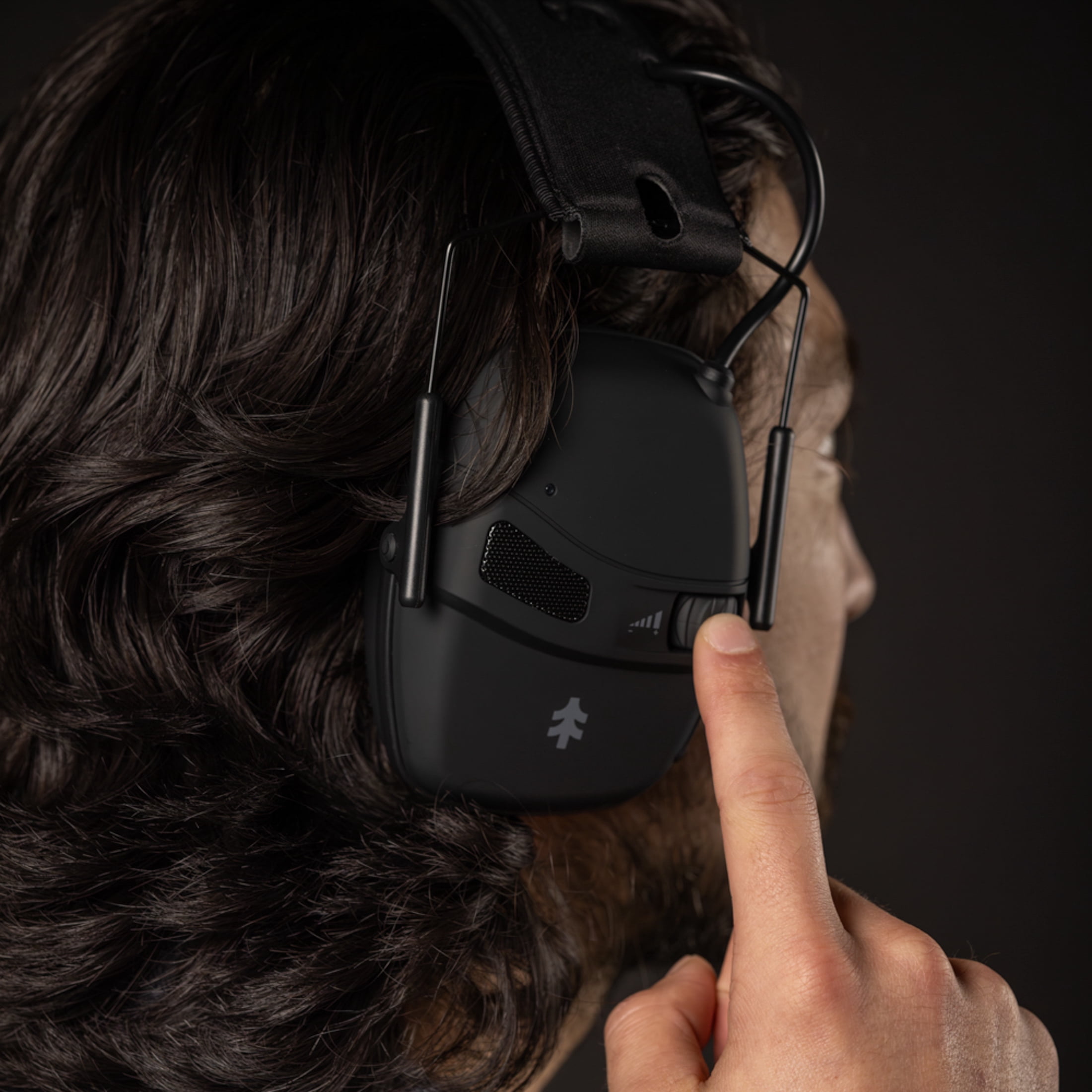 Swiss Tech Electronic Hearing Protection Earmuffs, Low Profile Noise Reduction, Tonen SE