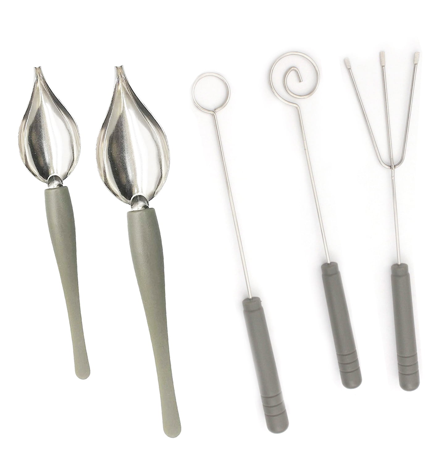 Drawing Decorating Spoon Set,Candy Dipping Tools Chocolate Dipping Fork