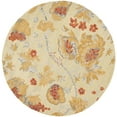 thumbnail image 4 of SAFAVIEH Blossom Jada Floral Flowers Wool Area Rug, Beige/Multi, 4' x 6', 4 of 10