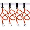 thumbnail image 1 of Juego de 4 correas para remo YYST naranja ajustables de 91 cm, 1 of 7