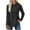 Black, variant on qucoqpe Womens Trendy Elegant Long Sleeve Hoodie Lightweight Casual Solid Side-Buttons Hooded Blouse Soft-Brushed Sweatshirts for Women