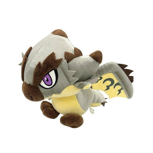 Poupée Monstre Chasseur Peluche Poupée Capcom Heavenly Huilong Slaying Dragon Thunder Wolf Dragon Moon Xunlong Poupée Mini