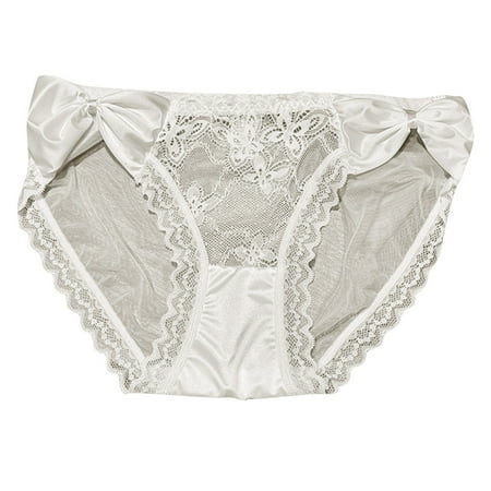 yillto Womens Lace Briefs High Waist Comfy Breathable Soft Underwear Panties Ladies Underpants Panty