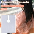 thumbnail image 6 of Cheers.US 50Pcs Transparent Disposable Salon Cape Waterproof Hair Dye Cutting Coloring Apron Shawl Barber Shampoo Cape, 6 of 7