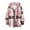 Pink, variant on KeShDi Winter Jackets for Men Men Cardigan Patchwork Hoodie Shirt Pockets Long Sleeves Thickened Blouse Plaid Coat Black 2X