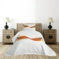 thumbnail image 4 of Ambesonne Abstract Quilted Bedspread Set 2 Pcs, Pixel Details Rainbow, Twin Size, Multicolor, 4 of 5
