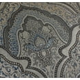 thumbnail image 2 of Chezmoi Collection Seville 9-Piece Medallion Paisley Jacquard Comforter Set, Queen, Blue/Gold, 2 of 5