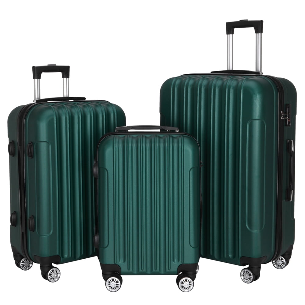 Barara King Luggage Set Suitcase,3-In-1 Multifunctional Large Capacity Traveling Storage Suitcase Dark Green