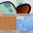 thumbnail image 3 of SKYSONIC Christmas Nutcrackers Drums Kitchen Mats Set of 2 Xmas Trees Hobbyhorse Anti Fatigue Floor Runner Rug Non Slip Comfort Mat 19.7x27.6 Inch + 19.7x47.2 Inch for Living Room Laundry Room Hallway, 3 of 7