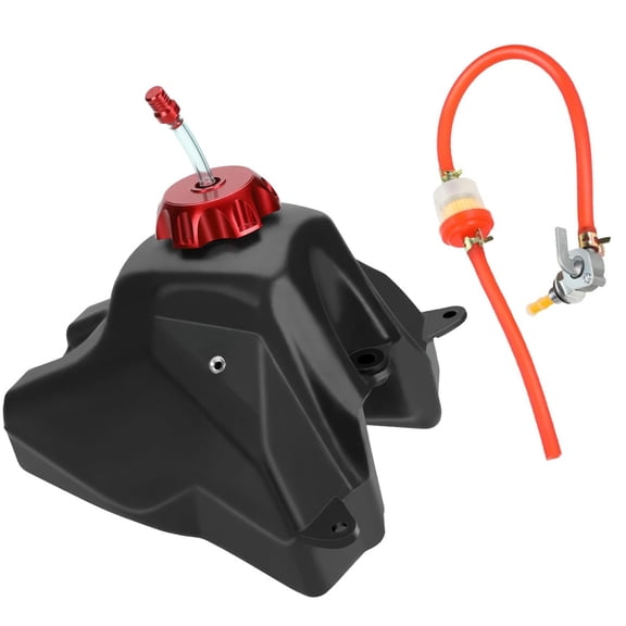 Dirt Bike Gas Fuel Tank Suitable for CRF50 XR50 SSR125 110cc 125cc 50cc 70cc Pit Dirt Bike Pitster Pro SDG 107 Baja 49 TaoTao Coolster Roketa Kazuma Yamoto Sunl Eagle Motorcycle Parts