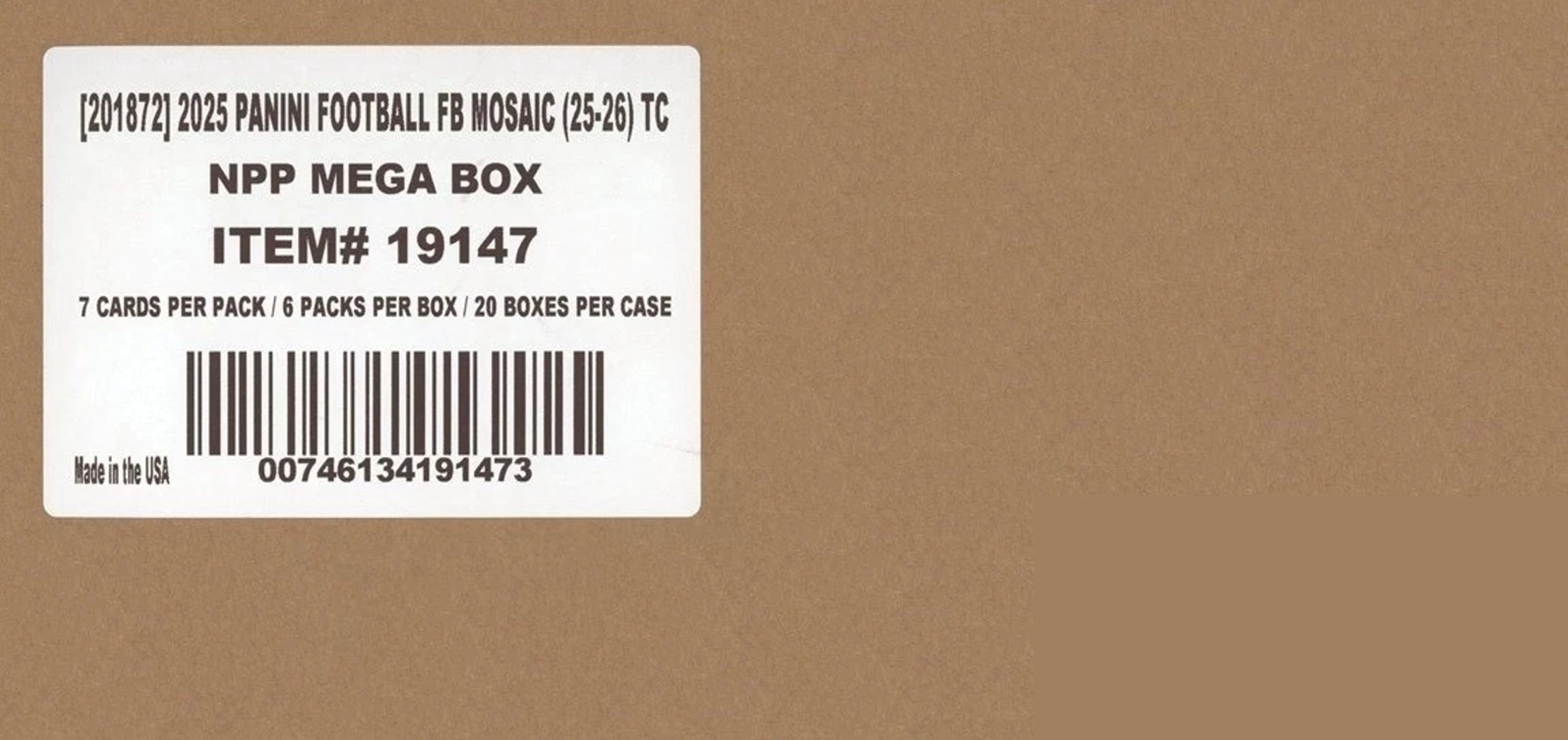 2024-25 Panini Select NBA Basketball Mega Box Case - 20 Megas