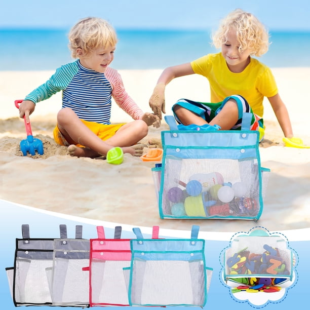 Xihbxyly Ofertas Del Día Ofertas Relámpago Liquidación Bolsa de Malla, Bolsa de Mano para Juguetes de Playa, Plegable, Liviana, para Piscina Familiar, Bolsa de Red para Guardar Comestibles