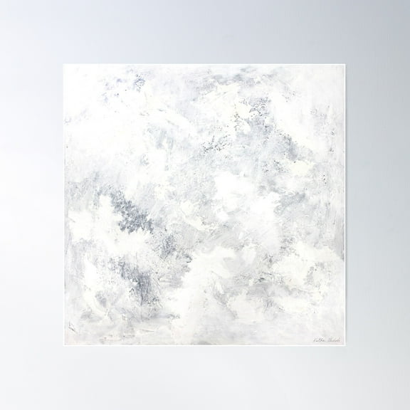 Kna Prints - White Rabbit In A Snowstorm Poster , Wall Art, UNFRAMED-12x18