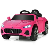 12V Kids Ride On Car Maserati GranCabrio Licensed w/ Remote Control& Lights Pink