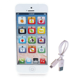 thumbnail image 1 of Phone Kids Learning Toy Play Cell Phone White with USB Recharable, 1 of 4