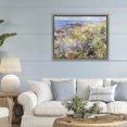 thumbnail image 2 of Stupell Industries Sea of Wildflowers Coast Brown Framed Floater Canvas Wall Art design by LSR Creative Studio, 25 x 31, 2 of 9