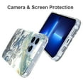 thumbnail image 4 of for iPhone 13 Pro Max Case 6.7 Inch 2021, [10FT Military Grade Drop Protection] Marble Phone Case Slim Glossy Soft TPU Shockproof Protective Cover for Women Men Stylish Phone Cases(Marble#6), 4 of 5