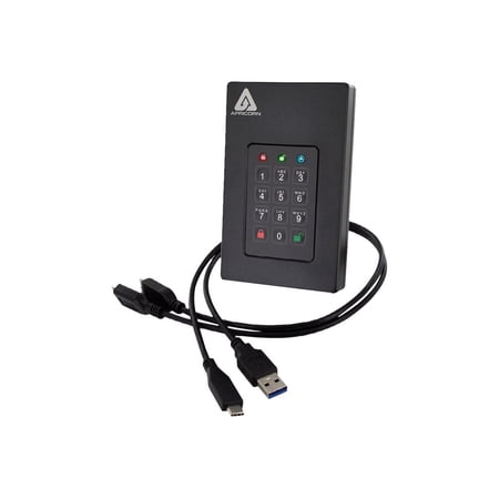 UPC: 0708326914710 | Apricorn Aegis Fortress L3 – Hard drive – encrypted – 500 GB – external (portable) – USB 3.1 – buffer: 8 MB – 256-bit AES-XTS  FIPS 140-1 Level 3 – TAA Compliant